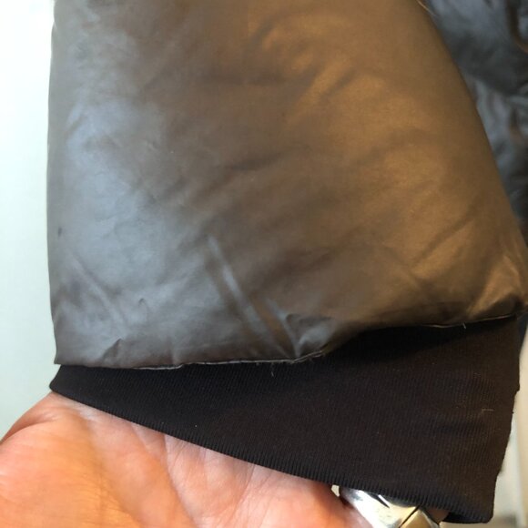 BCBG PACKABLE PREMIUM DOWN COAT WITH HOOD BLACK L NWOT - Picture 11 of 14